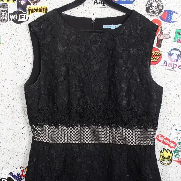 [BUNJANG] Antonio Melani Lace Dress (Black) / 여성10/ 안토니오 멜라니 레이스 원피스 BK /17-3
