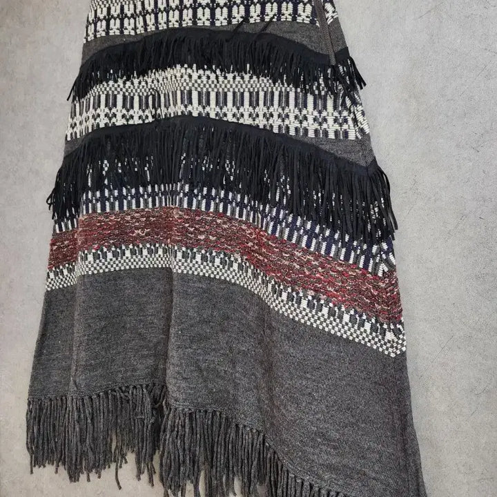 [BUNJANG] Fringe Knit Skirt / 프린지 니트 스커트 S(27인치까지 가능)