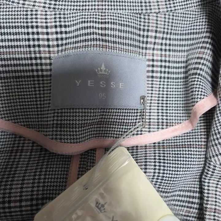 [BUNJANG] YESSE Check Double Coat / YESSE 체크 더블 코트 새상품