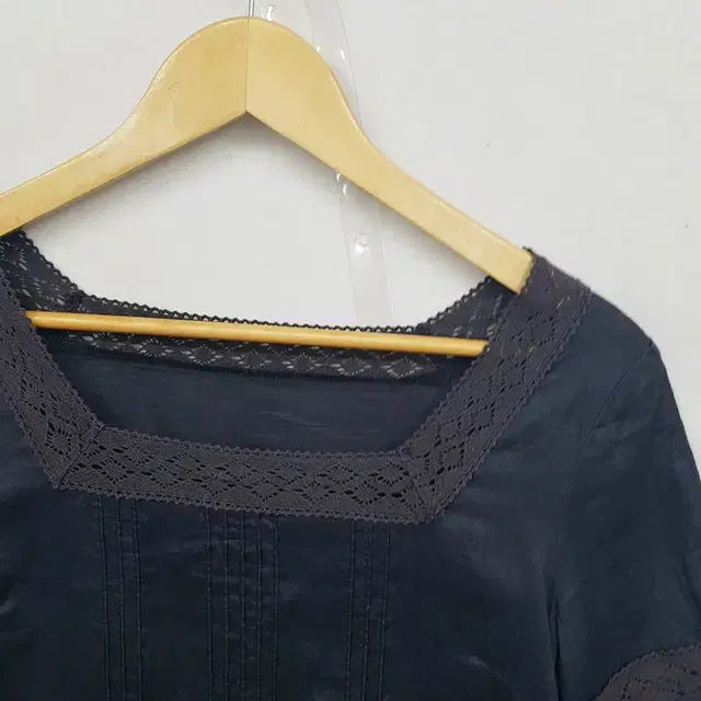[SOLD OUT] 네이비 린넨 100% 블라우스