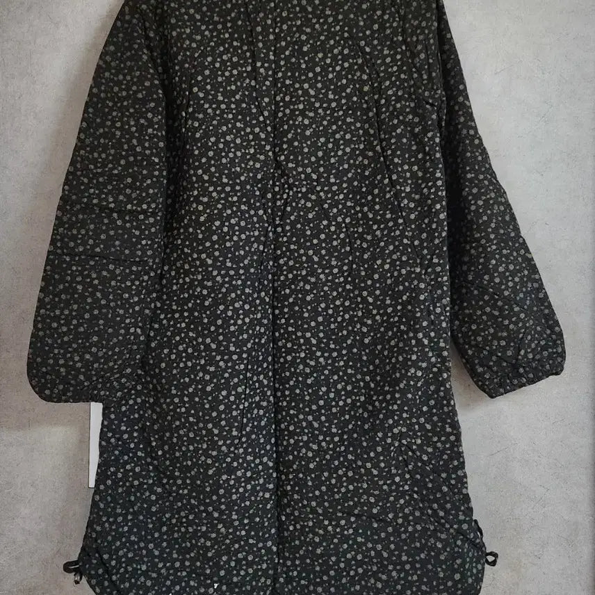 [BUNJANG] Floral Quilted Long Dress S / 꽃무늬 누비 롱 원피스 S