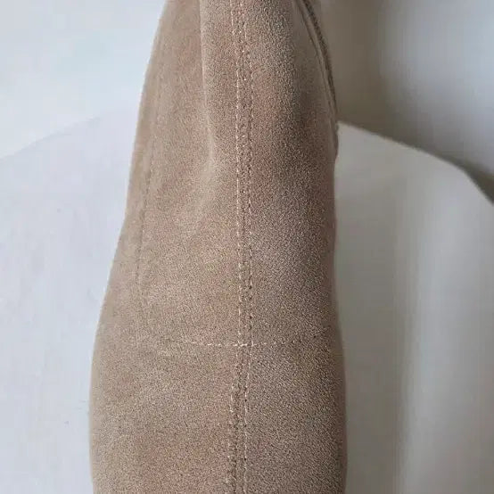 [BUNJANG] Suede Beige Ankle Boots / 스웨이드 베이지 앵글부츠((새상품))