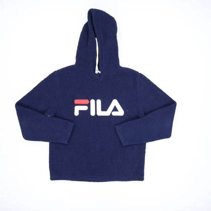 [BUNJANG] Fila Fleece Hoodie / M 휠라 후리스 후드티 0306H1