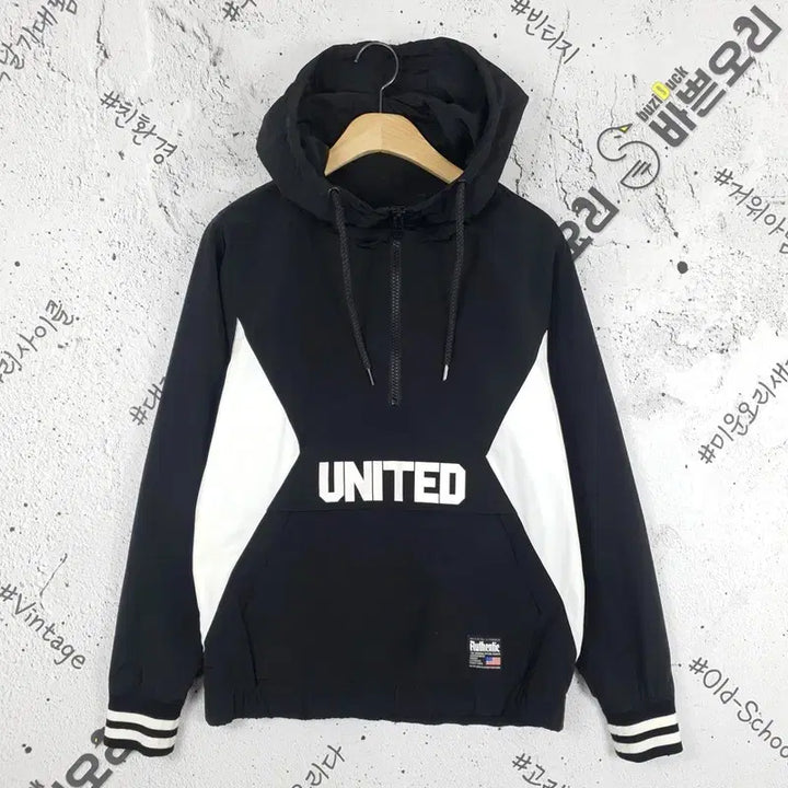 [BUNJANG] Feltics Anorak Windbreaker Half-Zip Hoodie / 펠틱스 JPN FELTICS 아노락 바람막이 하프집업 후드 3800016