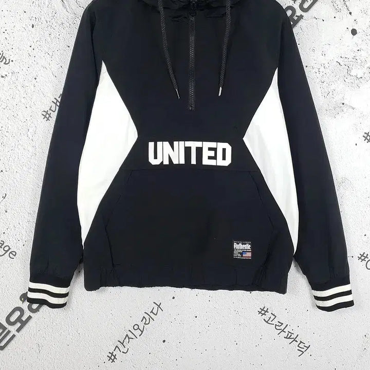 [BUNJANG] Feltics Anorak Windbreaker Half-Zip Hoodie / 펠틱스 JPN FELTICS 아노락 바람막이 하프집업 후드 3800016