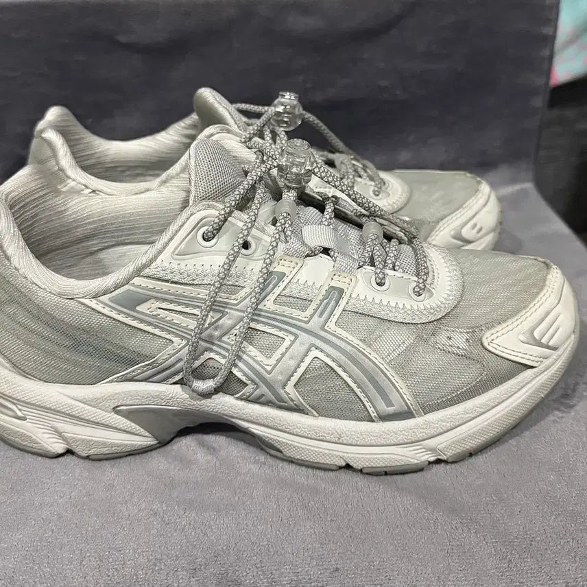 [BUNJANG] Asics Atmos OHOAS Gel-1130 RE Glacier Grey/Pure Silver Sneakers / 아식스 X 아트모스 X 오호스 젤-1130 RE 글레시어 그레이/퓨어실버