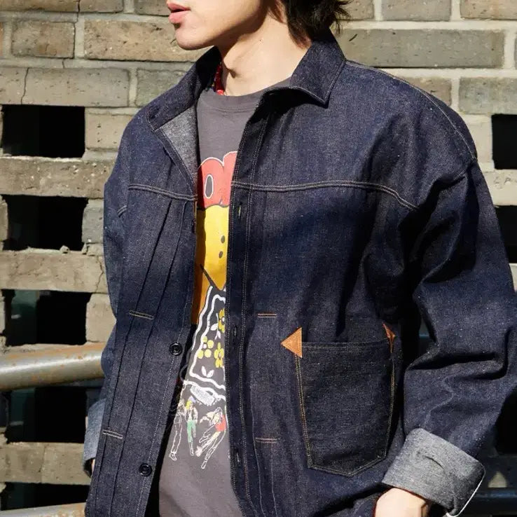 [BUNJANG] Warehouse Grünbaum Denim Jacket (Lot 2214) / 웨어하우스 그린바움 데님 자켓 (LOT 2214) 42 사이즈