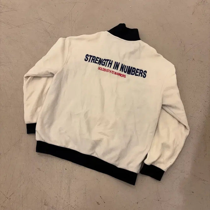 [BUNJANG] NBA Golden State Warriors Half-Zip Fleece Sweatshirt / NBA 골든스테이트 워리어스 하프집업 플리스 맨투맨