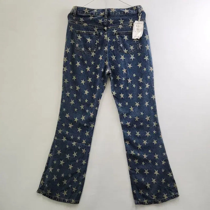 [SOLD OUT] [새상품] Y2K 펑크 갸루 스타패턴 부츠컷 데님