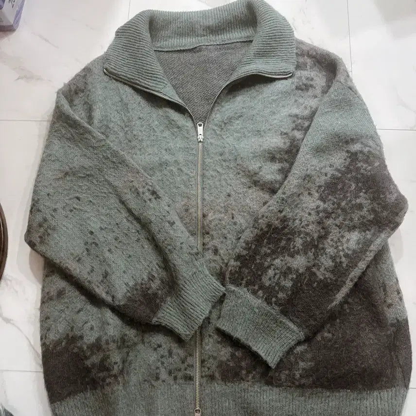 [BUNJANG] Hare Abstract Mohair Cardigan / Hare 앱스트렉트 모헤어 가디건