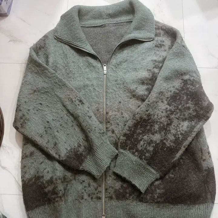 [BUNJANG] Hare Abstract Mohair Cardigan / Hare 앱스트렉트 모헤어 가디건
