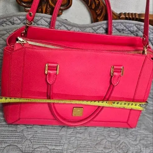[BUNJANG] MCM Cross Tote Bag Hot Pink / mcm크로스토트백 핫핑크정품가방