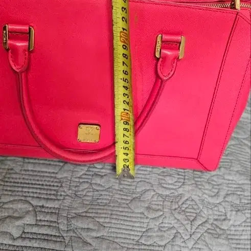 [BUNJANG] MCM Cross Tote Bag Hot Pink / mcm크로스토트백 핫핑크정품가방