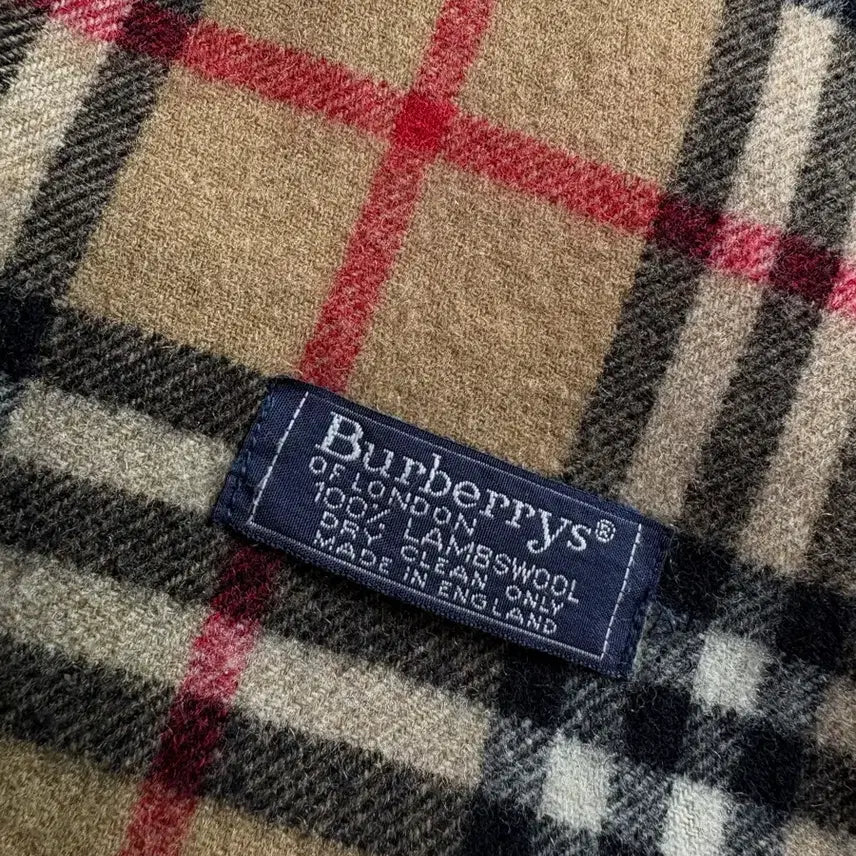 [BUNJANG] Burberry Archive Lambswool Nova Check Muffler / 버버리 아카이브 램스울 노바 체크 머플러 3371