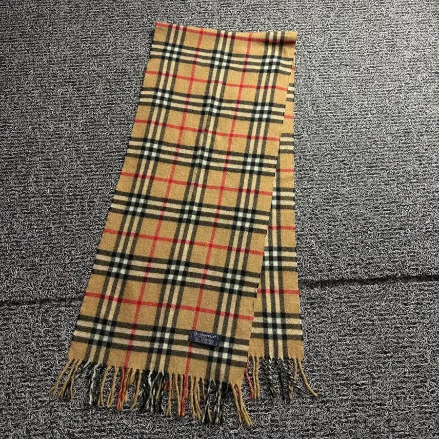 [BUNJANG] Burberry Archive Lambswool Nova Check Muffler / 버버리 아카이브 램스울 노바 체크 머플러 3371