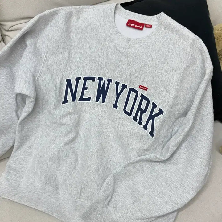 [BUNJANG] Supreme Small Box Logo Crewneck M / 슈프림 뉴욕 샵 스몰 박스 크루넥 M