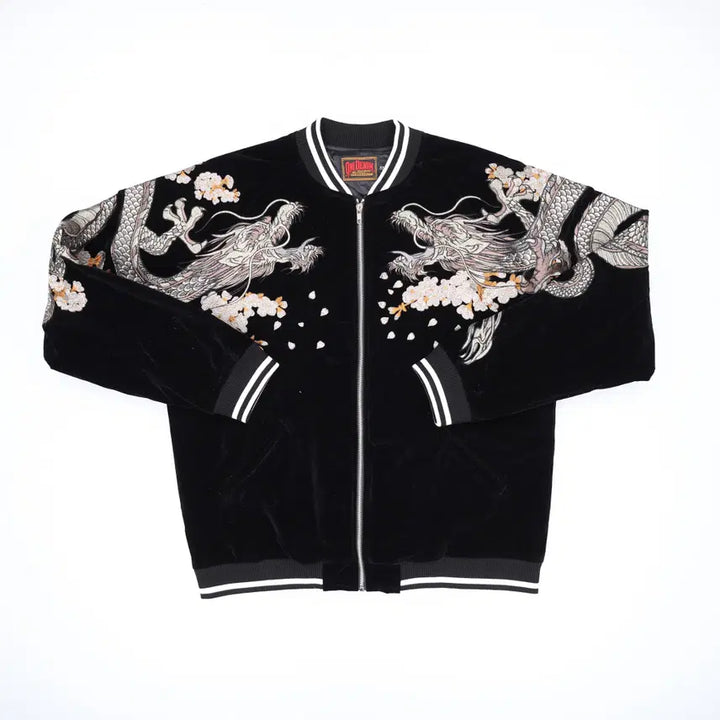 [SOLD OUT] XXL 오니데님 벨벳 드래곤 자켓 0224H1