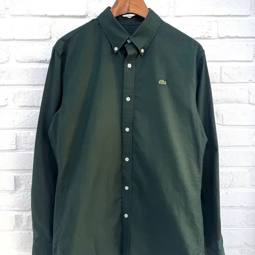 [BUNJANG] Lacoste Green Shirt / 라코스테 그린 셔츠