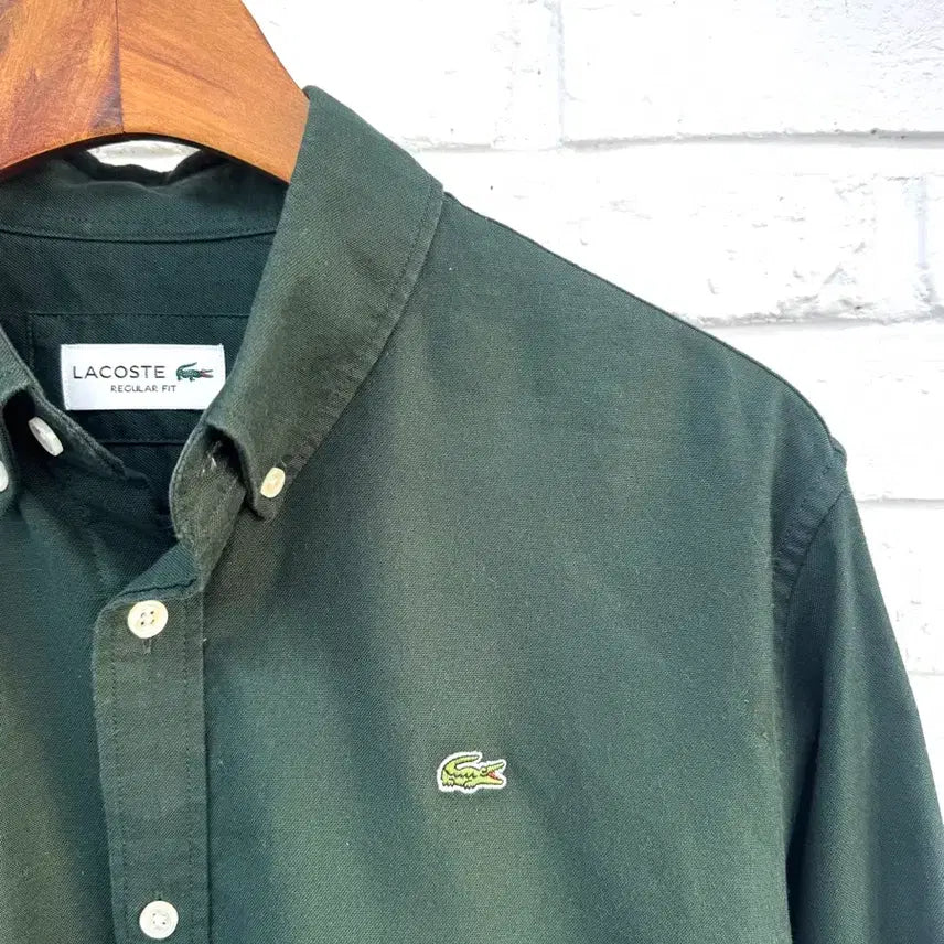 [BUNJANG] Lacoste Green Shirt / 라코스테 그린 셔츠