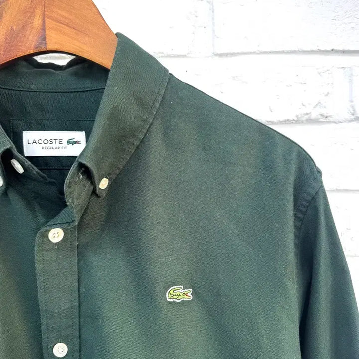 [BUNJANG] Lacoste Green Shirt / 라코스테 그린 셔츠
