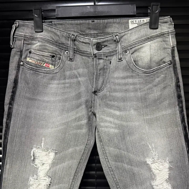 [BUNJANG] Diesel Distressed Denim Jeans / 디젤 디스트로이드 찢청 그런지 고스펑크 락시크 로리 갸루 27 데님 고딕