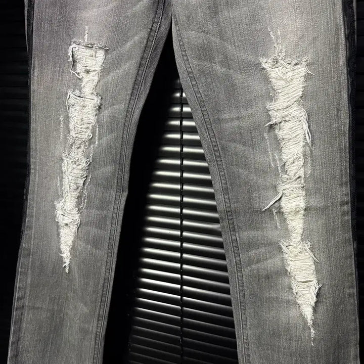 [BUNJANG] Diesel Distressed Denim Jeans / 디젤 디스트로이드 찢청 그런지 고스펑크 락시크 로리 갸루 27 데님 고딕