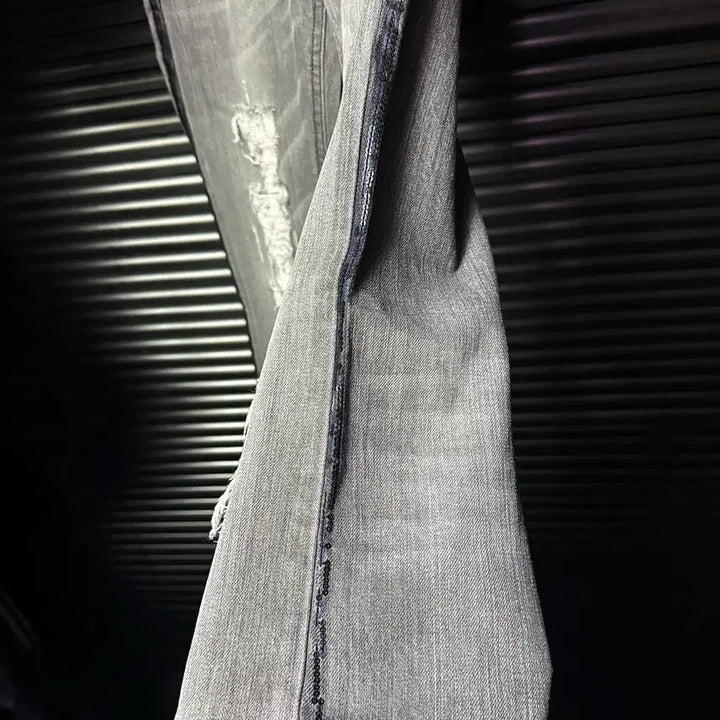 [BUNJANG] Diesel Distressed Denim Jeans / 디젤 디스트로이드 찢청 그런지 고스펑크 락시크 로리 갸루 27 데님 고딕