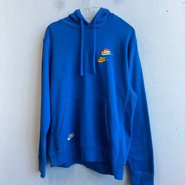 [BUNJANG] Nike French Terry Multi-Logo Hoodie S / 나이키 프렌치테리 멀티로고 후드 S