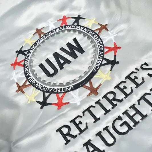 [BUNJANG] UAW Local 81 Satin Varsity Jacket - M / 90S USA 새틴 스타디움 자켓 M M0040