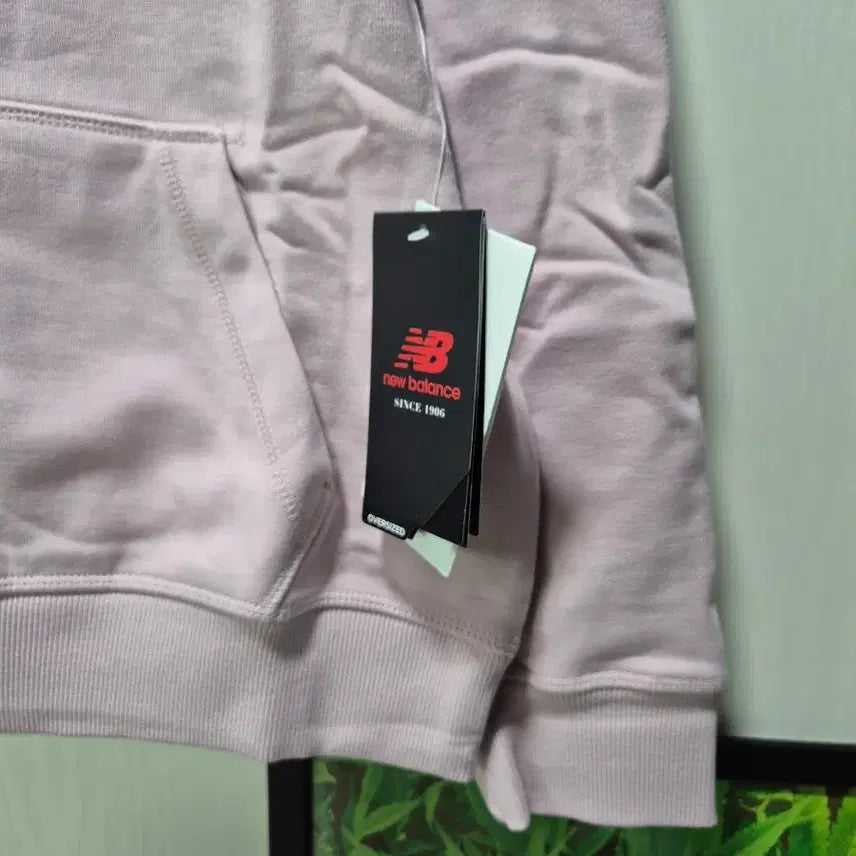 [BUNJANG] New Balance Pink Hoodie (M) / (세일)(새상품)뉴발란스 후드티 핑크.새상품