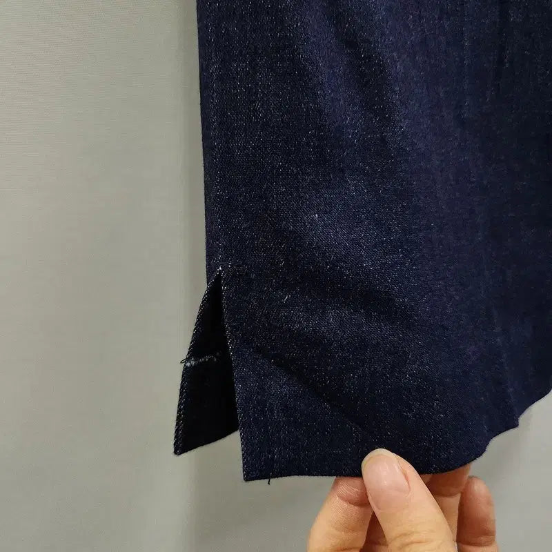[BUNJANG] Vintage Slim Fit Semi-Bootcut Denim Leggings Pants / 빈티지 캐주얼 슬림핏 세미부츠컷 데님 레깅스 팬츠