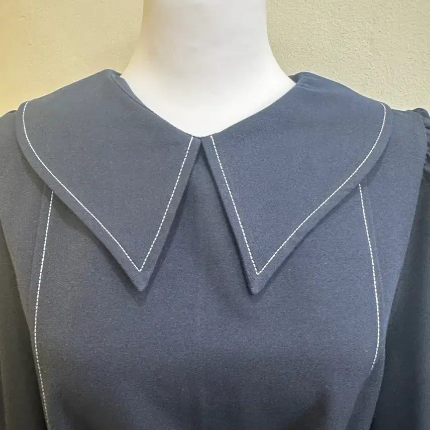 [BUNJANG] Acomma Studio Sailor Collar Long Dress - Navy / ACOMMA STUDIO 세일러카라 롱원피스 네이비 여성 롱원피스