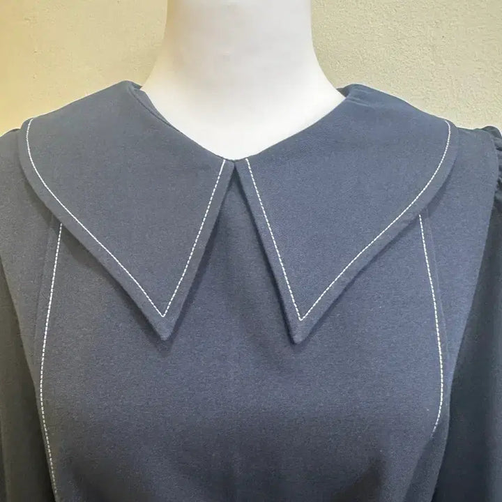[BUNJANG] Acomma Studio Sailor Collar Long Dress - Navy / ACOMMA STUDIO 세일러카라 롱원피스 네이비 여성 롱원피스
