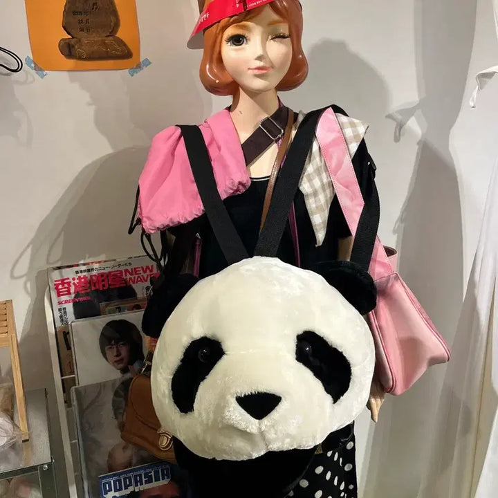 [BUNJANG] Panda Face Backpack / 팬더얼굴백팩