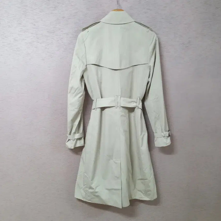 [BUNJANG] Beige Belted Trench Coat for Women / B3-7/베이지 벨티드 트렌치코트 여성