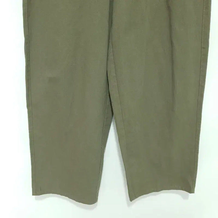 [SOLD OUT] 키뮤어 밴딩 린넨 와이드 팬츠 M 카키_S0721