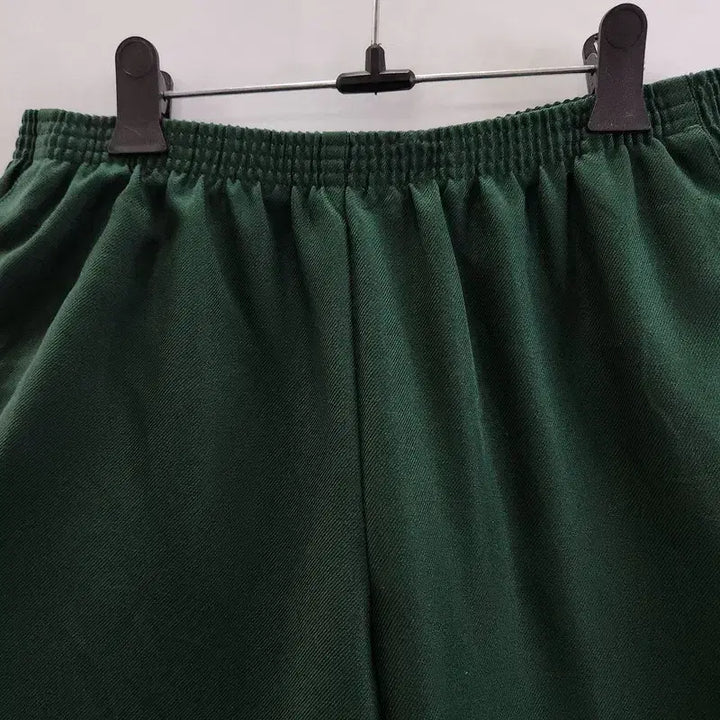[BUNJANG] ALFRED DUNNER Vintage Casual Banded Pants / ALFRED DUNNER 빈티지 캐주얼 밴딩 팬츠 딥그린