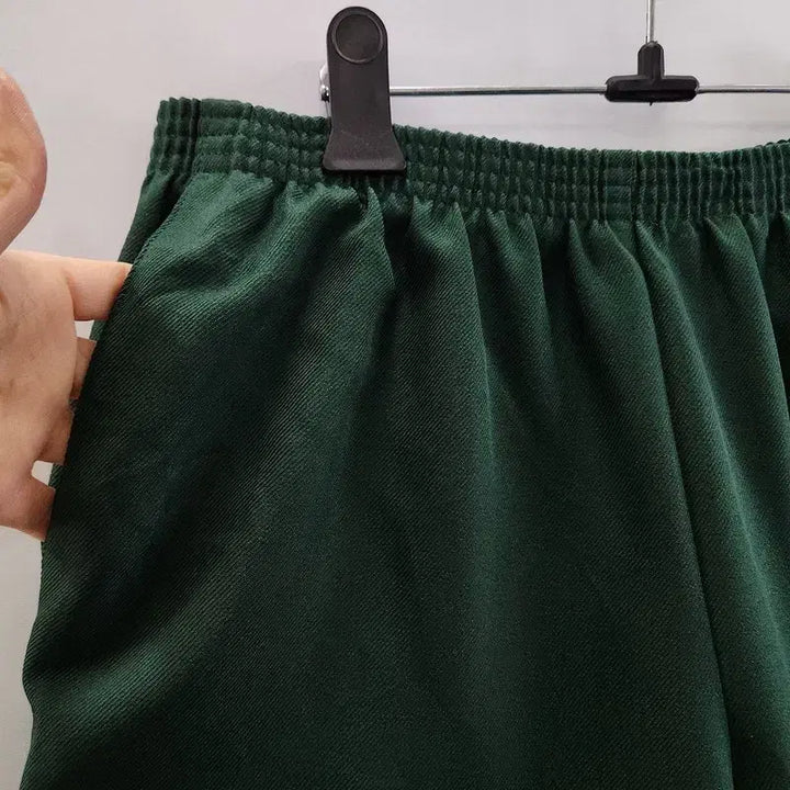[BUNJANG] ALFRED DUNNER Vintage Casual Banded Pants / ALFRED DUNNER 빈티지 캐주얼 밴딩 팬츠 딥그린