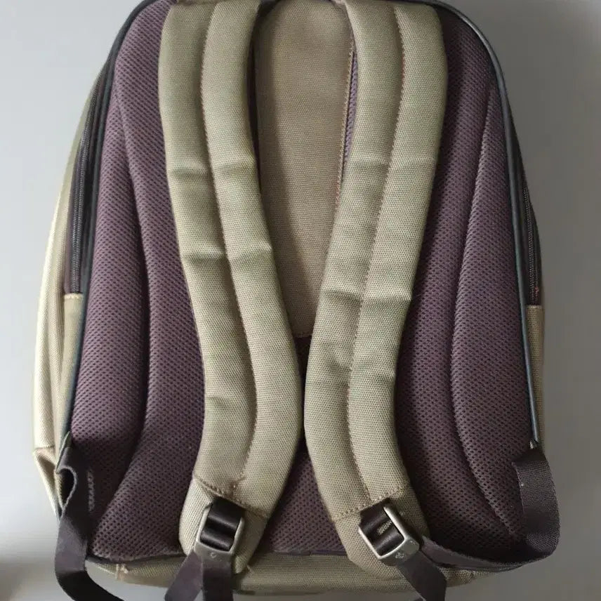 [BUNJANG] Samsonite Backpack Beige Nylon/Polyester / 샘소나이트 백팩 브라운