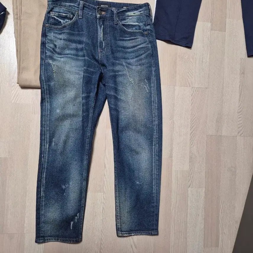[BUNJANG] Buckaroo Tapered Fit Denim Jeans / 버커루 상위라인 테이퍼드진 인디고 데님청바지