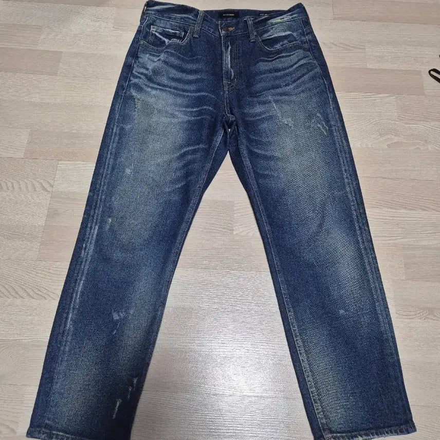 [BUNJANG] Buckaroo Tapered Fit Denim Jeans / 버커루 상위라인 테이퍼드진 인디고 데님청바지