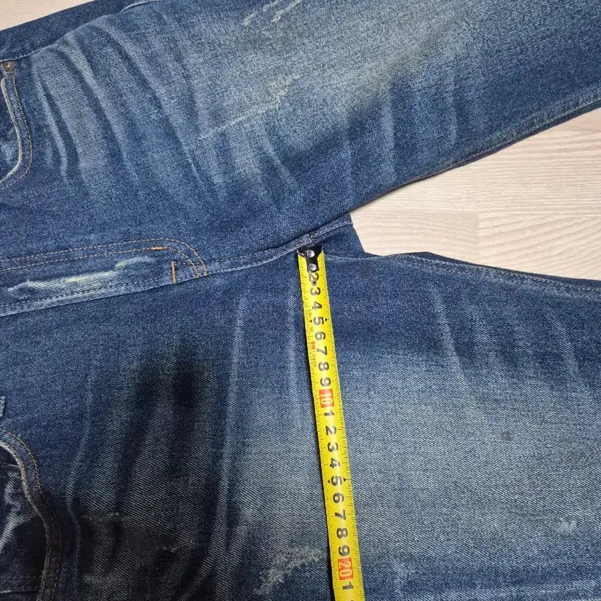 [BUNJANG] Buckaroo Tapered Fit Denim Jeans / 버커루 상위라인 테이퍼드진 인디고 데님청바지