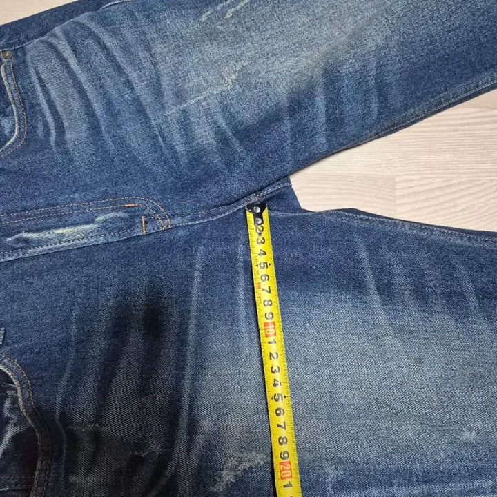 [BUNJANG] Buckaroo Tapered Fit Denim Jeans / 버커루 상위라인 테이퍼드진 인디고 데님청바지
