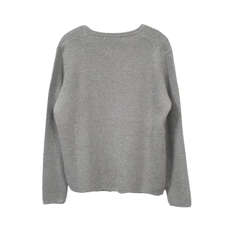 [BUNJANG] HANGTEN Gray Acrylic Cardigan / HANGTEN 헹텐 라이트 그레이 아크릴 가디건