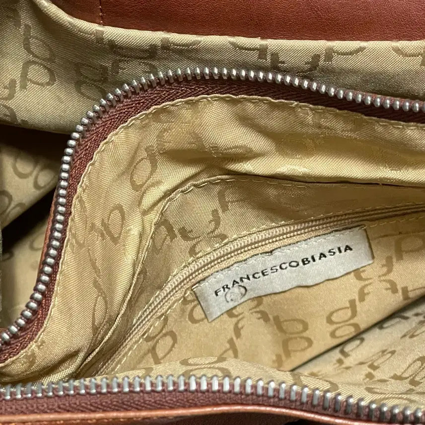 [BUNJANG] Francesco Biasia Vintage Leather Shoulder Bag / 프란체스코 비아시아 빈티지 가죽 숄더백 브라운