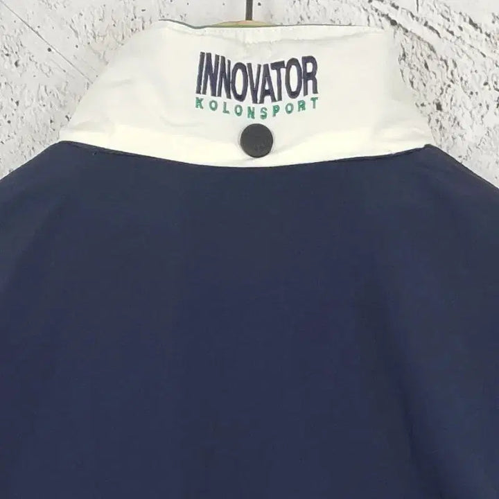 [BUNJANG] Kolon Sport Innovator Old School Windbreaker Jacket Navy / 코오롱 이노베이터 올드스쿨 바람막이 자켓 네이비 3800006
