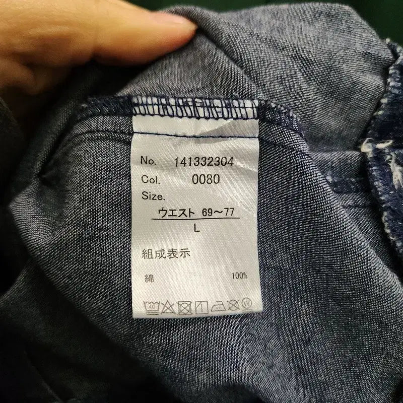 [BUNJANG] Vintage Y2K Retro Pin-up Marine Denim Wide Pants / 빈티지 Y2K 레트로 핀업 마린 데님 와이드팬츠