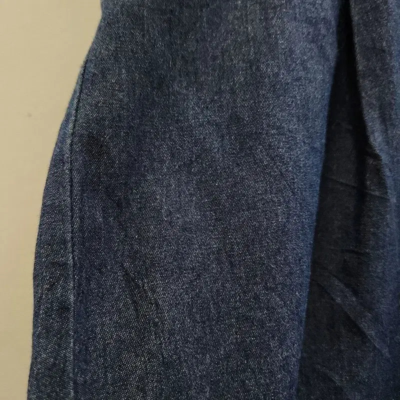 [BUNJANG] Vintage Y2K Retro Pin-up Marine Denim Wide Pants / 빈티지 Y2K 레트로 핀업 마린 데님 와이드팬츠