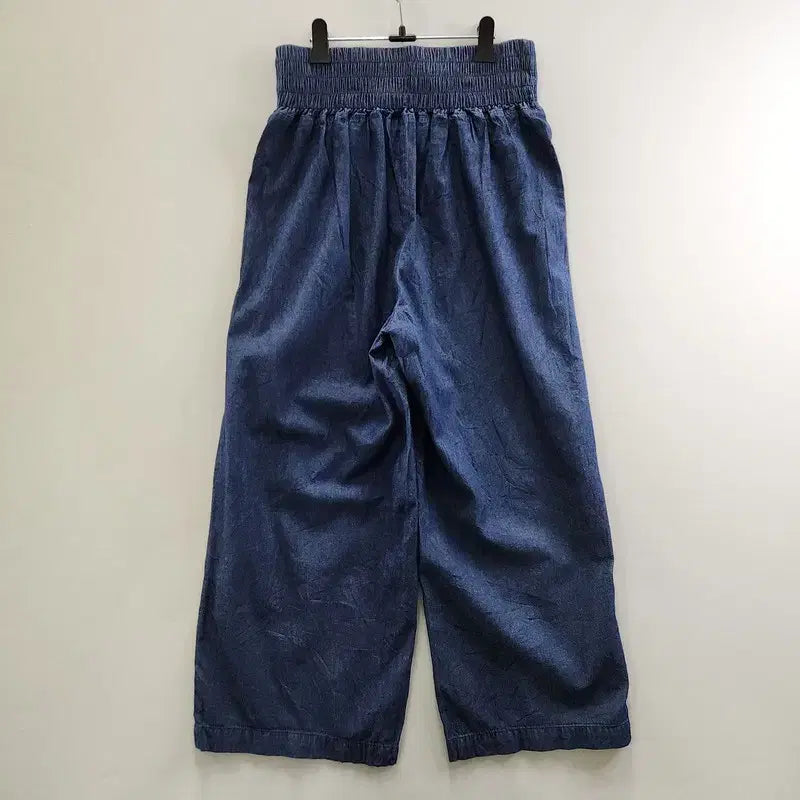 [BUNJANG] Vintage Y2K Retro Pin-up Marine Denim Wide Pants / 빈티지 Y2K 레트로 핀업 마린 데님 와이드팬츠
