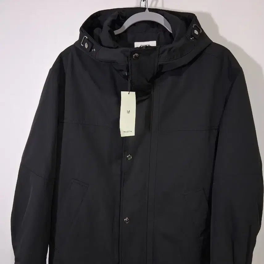 [BUNJANG] Project M Black Hooded Jacket / 프로젝트엠 블랙 후드 자켓 (새옷)